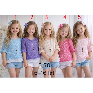 Bluzka dziewczęca  6-16 lat