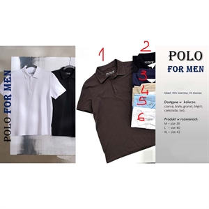 Koszulka polo męska produkt Polski  M-XL(38-42)