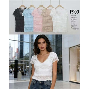 Bluzka damska koronkowa