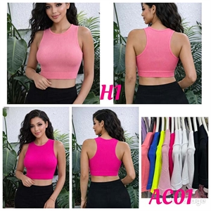 Bluzka crop top damski