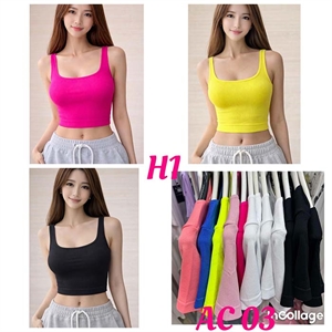 Bluzka crop top damski