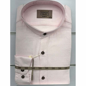 Koszula męska ala len na stójce z długim rękawem krój slim fit produkt Turecki  M-2XL