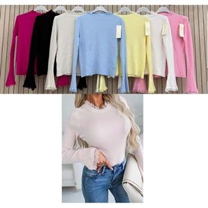 Sweter damski okrągły