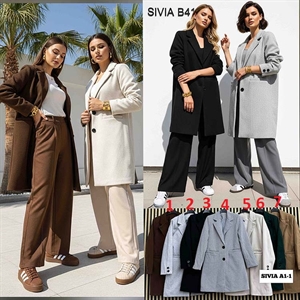 Płaszcz damski - Produkt Włoski S-XL