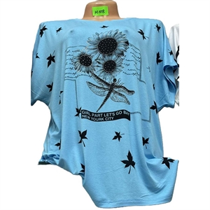 Bluzka damska krótki rękaw L-6XL