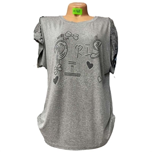 Bluzka damska krótki rękaw 2XL-5XL