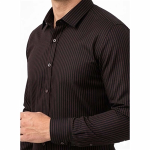 Koszula męska w paski krój slim fit produkt Turecki M-2XL