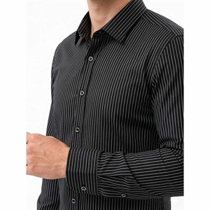 Koszula męska w paski krój slim fit produkt Turecki M-2XL