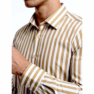 Koszula męska w paski krój slim fit produkt Turecki M-2XL
