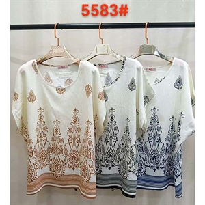 Bluzka damska krótki rękaw L/XL-2XL/3XL