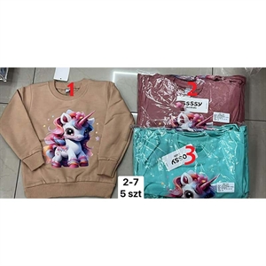 Bluza dziewczęca 2-7 lat