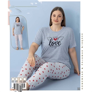 Piżama bawełniana damska produkt Turecki  3XL-6XL