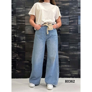 Jeansy szerokie nogawki produkt Turecki  S-XL