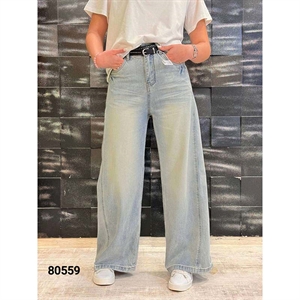 Jeansy szerokie nogawki produkt Turecki  S-XL