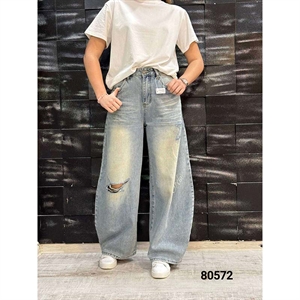 Jeansy szerokie nogawki produkt Turecki  S-XL