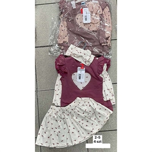 Komplet dziewczęcy 2-5 lat