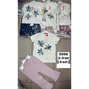 Komplet dziewczęcy 2-5 lat