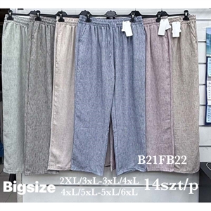 Spodnie szerokie nogawki damskie Big Size  2XL/3XL-5XL/6XL