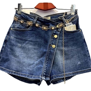 Szorty jeansowe imitujące spódnicę  XS-XL