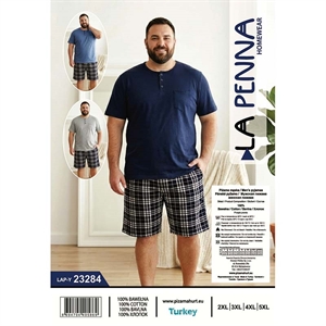 Piżama bawełna męska  2XL-5XL