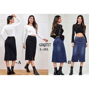 Spódnica jeansowa damska L-4XL