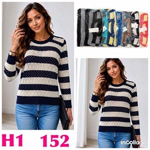 Sweter damski okrągły  XL-2XL