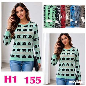 Sweter damski okrągły  XL-2XL