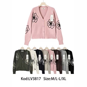 Sweter damski zapinany na guziki M/L-L/XL