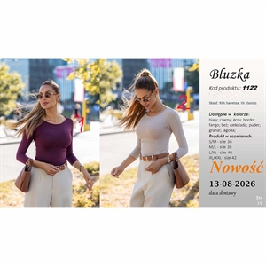 Bluzka damska produkt Polski  S/M-M/L-L/XL-XL/2XL(36-38-40-42)