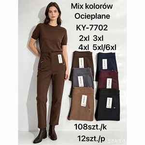 Spodnie damskie ocieplane 2XL-5/6XL