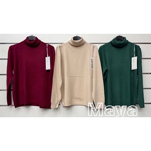 Sweter damski z golfem