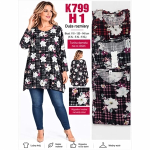 Tunika damska Big Size  4XL-6XL