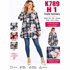 Tunika damska Big Size  4XL-6XL