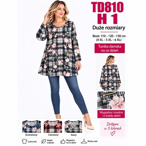 Tunika damska Big Size  4XL-6XL