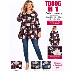Tunika damska Big Size  4XL-6XL