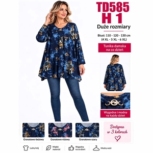 Tunika damska Big Size  4XL-6XL