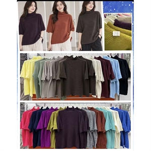 Sweter damski z krótkim rękawem