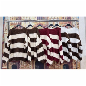 Sweter damski okrągły