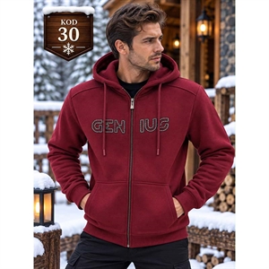 Bluza męska rozpinana na zamek z kapturem produkt Turecki  M-2XL