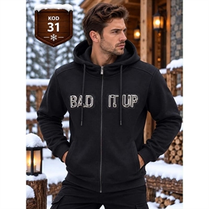 Bluza męska rozpinana na zamek z kapturem produkt Turecki  M-2XL