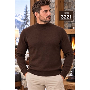 Sweter męski z półgolfem produkt Turecki  M-2XL