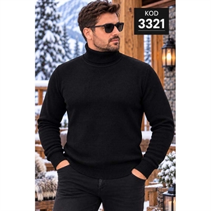 Sweter męski z golfem produkt Turecki  M-2XL