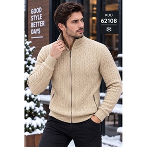 Sweter męski na suwak produkt Turecki  M-2XL