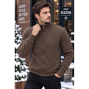 Sweter męski na suwak produkt Turecki  M-2XL