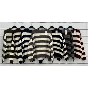 Sweter damski okrągły