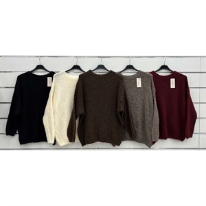 Sweter damski okrągły
