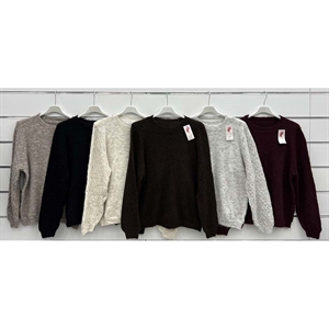 Sweter damski okrągły