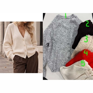 Sweter damski zapinany na guziki
