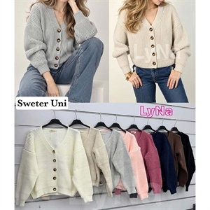 Sweter damski zapinany na guziki