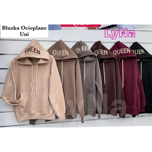 Bluza kangurka ocieplana produkt Włoski